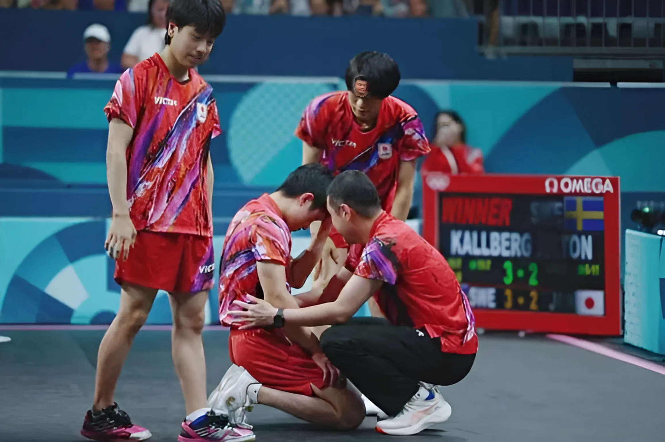 日本队力克英格兰队,梁靖崑高光表现 日本队力克英格兰队,梁靖崑高光表现